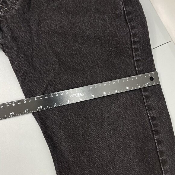 Levi's Black Straight  501 Jeans Classic Fit - Picture 11 of 12